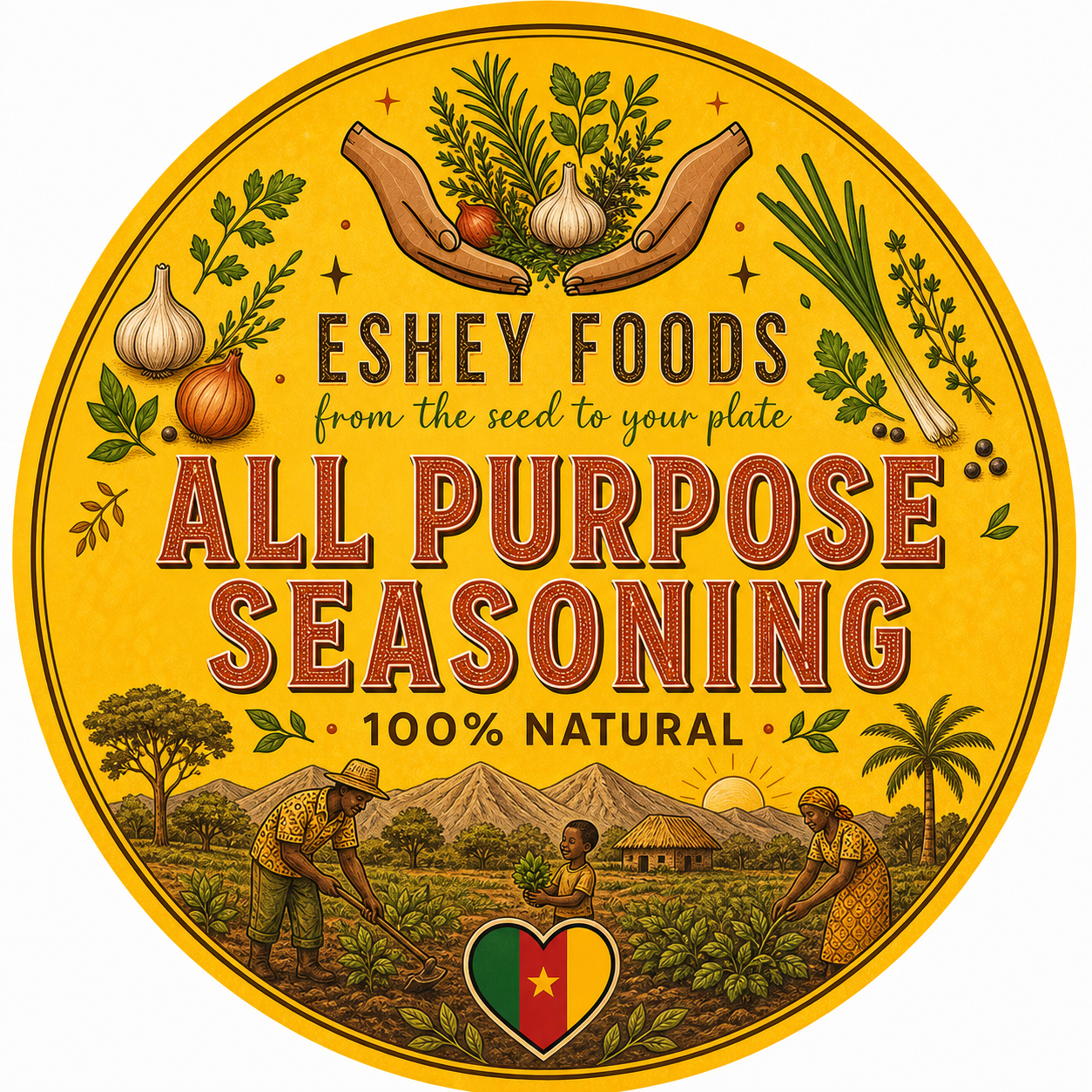 All Purpose Seasoning label artwork