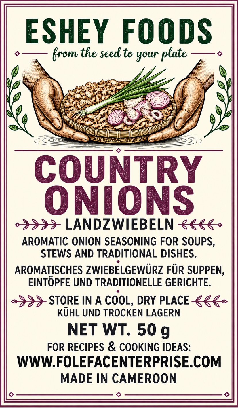 Country Onions / Landzwiebeln label artwork