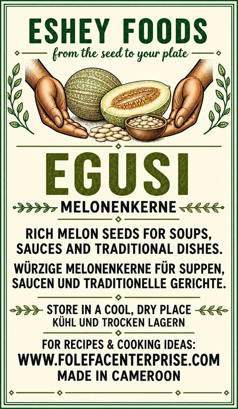 Egusi / Melonenkerne label artwork
