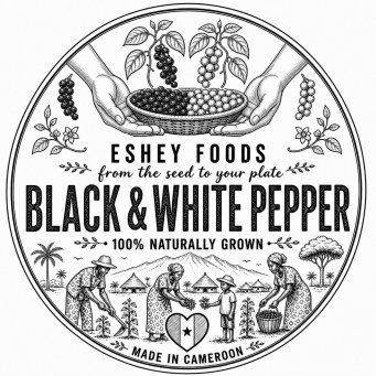 Black & White Pepper label artwork