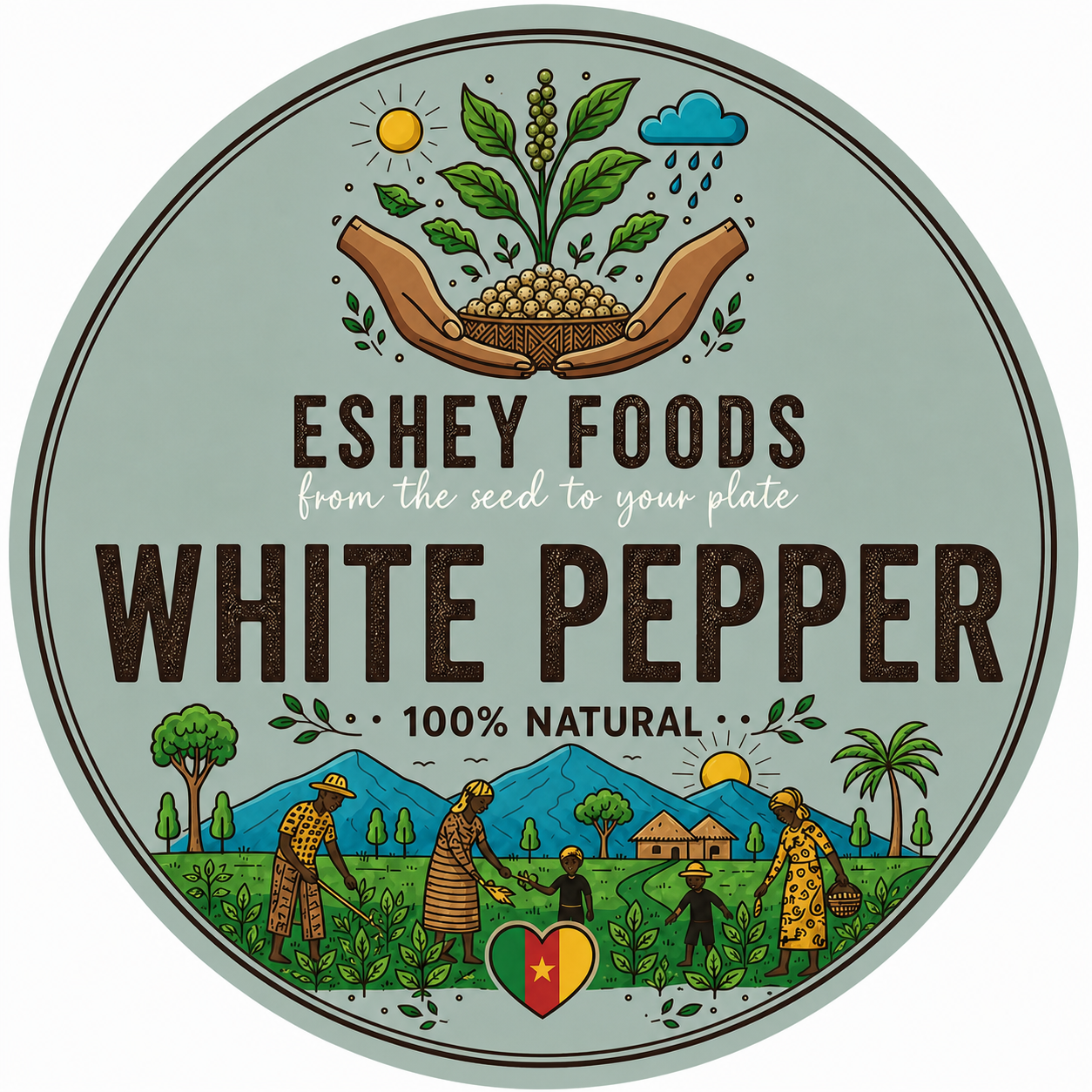 White Pepper label artwork